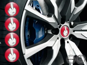 Hub Cap Sticker Style Thrust Spark